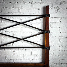 Load image into Gallery viewer, Arts &amp; Craft Full Mesquite &amp; Iron Bed
