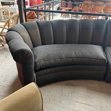 Load image into Gallery viewer, Curved 3-Piece Dupioni Sectional Sofa
