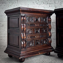 Load image into Gallery viewer, Set of 2 Manuel Padron Hand Carved Nightstand
