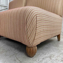 Load image into Gallery viewer, Pair of Transitional Stripped Slipper Chairs
