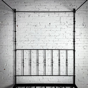 Four Poster Canopy US Queen Iron Bed Frame