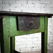 Load image into Gallery viewer, Antique Campesino Painted Wood Side Table
