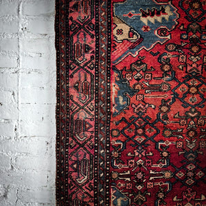 Caucasian Wool Accent Oriental Hand Knotted Rug