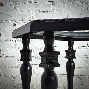 Carlisle Octagon Onyx Aluminum Garden Table