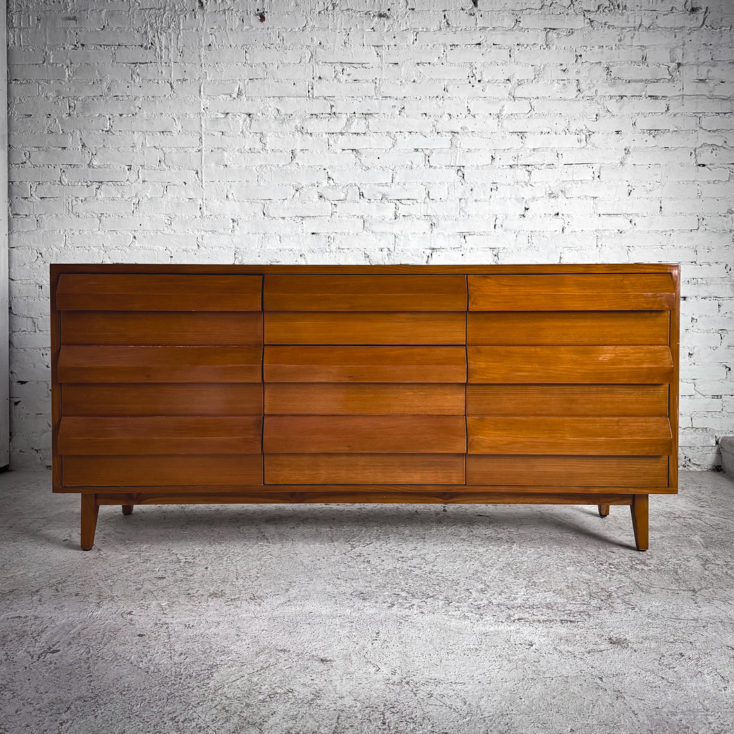 Mid-Century Modern Veneer Teak Sideboard