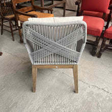 Load image into Gallery viewer, Set of 4 Modern Rope &amp; Wood Armchairs
