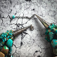 Load image into Gallery viewer, 20th C. Bohemian Turquoise Multi-Strand Necklace
