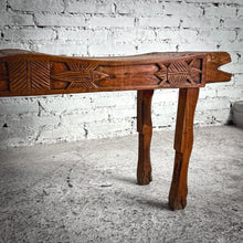 Load image into Gallery viewer, 1990&#39;s Chacmool Figural Mesquite Bench
