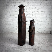 Load image into Gallery viewer, Set of 2 Oaxacan Red Clay Figure Decorative Sculpture
