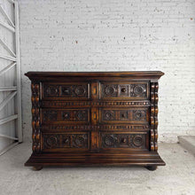 Load image into Gallery viewer, Spanish Revival 6-Drawer Highboy Chest
