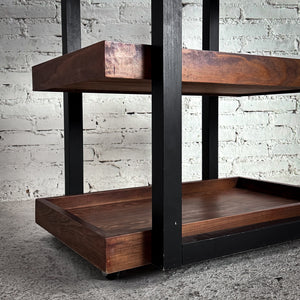 Modern Rolling Service Cart Bar Table