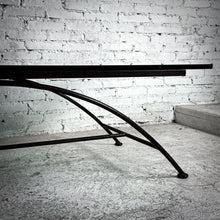 Load image into Gallery viewer, Wrought Iron 3/4" Glass Cocktail Table
