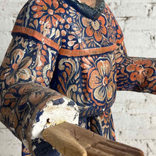 Load image into Gallery viewer, Vintage Mexican Wood Bulto Saint Statue
