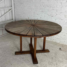 Load image into Gallery viewer, Mid-Century Style Acacia Sunburst Table
