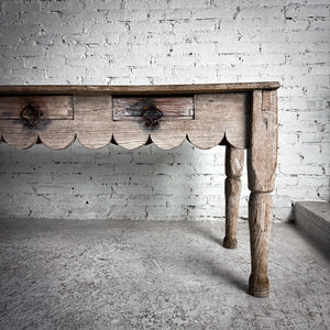 Antique Campesino Weathered Pine Console