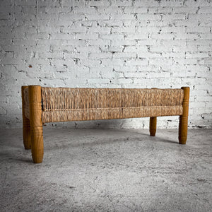 Mexican Rush Seat Bench