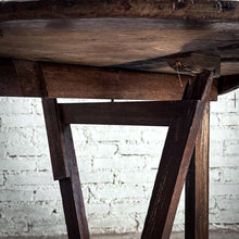 Load image into Gallery viewer, 19th Century French Provincial Tilt Top Oak Accent Table
