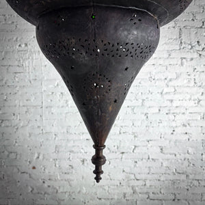 Moroccan Patina Brass Pendant Light