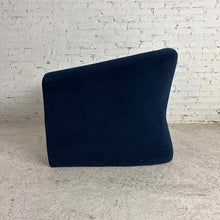 Load image into Gallery viewer, Four Hands Navy Velvet Barrel Chair
