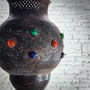 Moroccan Aged Brass Pendant Light