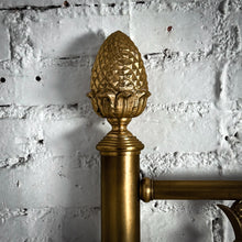 Load image into Gallery viewer, 1983 Charles P. Rogers Queen Brass Headboard
