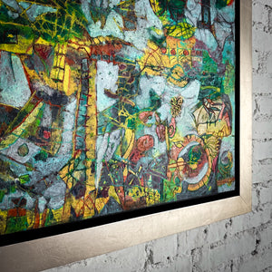 Juan Ordóñez Abstract Expressionist Impasto Canvas Painting