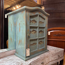 Load image into Gallery viewer, Vintage Nautical Wall Wood Cabinet
