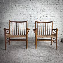 Load image into Gallery viewer, Set of 2 1950&#39;s Danish Oak Armchair
