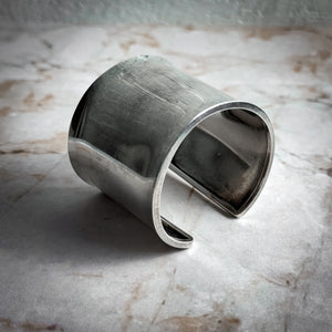 Modernist Sterling Silver Cuff