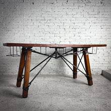 Load image into Gallery viewer, Rustic Mesquite &amp; Iron Kitchen Island
