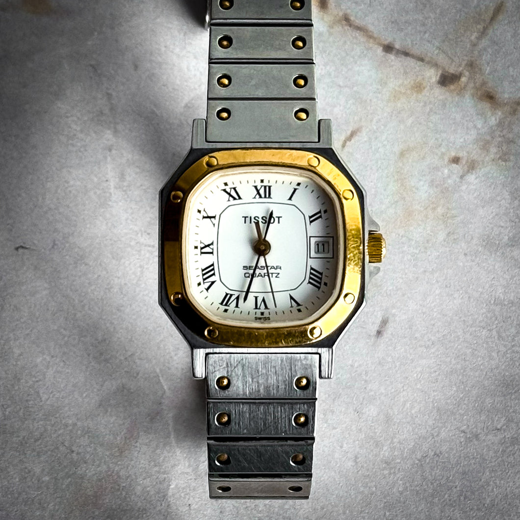 1980 Tissot Stainless Steel Wrist Watch