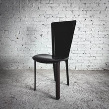 Load image into Gallery viewer, Set of 6 1980&#39;s Cattelan Italia Leather Dining Chair
