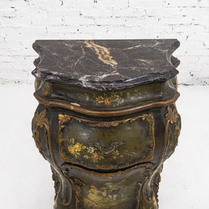 19th Century Rococo Ventetian Bombe Chest