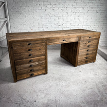Load image into Gallery viewer, Restoration Hardware Printmaker&#39;s Pine Desk
