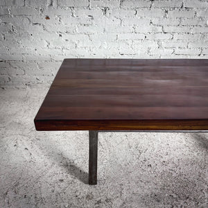 Industrial Satin Parota Cocktail Table