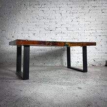 Load image into Gallery viewer, Modern Glossy Resin Wood Cocktail Table
