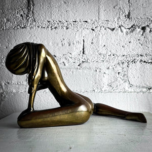 1984 Tom Bennett Modernist Bronze Sculpture