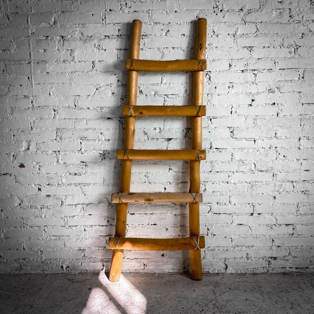 Native American Natural Wood Ladder Architectural Element