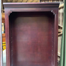 Load image into Gallery viewer, Neoclassical Dark Mahogany Wood Bookcase
