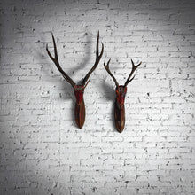 Load image into Gallery viewer, Single Southeast Asian Hand Carved Painted Wood Wall Decor
