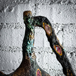 Vintage Italo Casini Brutalist Handmade Volcanic Ceramics
