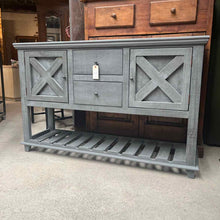Load image into Gallery viewer, Rustic Wood Buffet Cabinet
