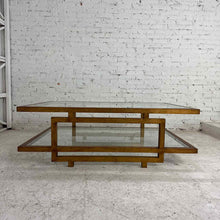 Load image into Gallery viewer, Hollywood Regency Gilt Fretwork Table
