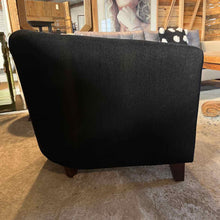 Load image into Gallery viewer, Contemporary Mixed Fabrics Club Chair
