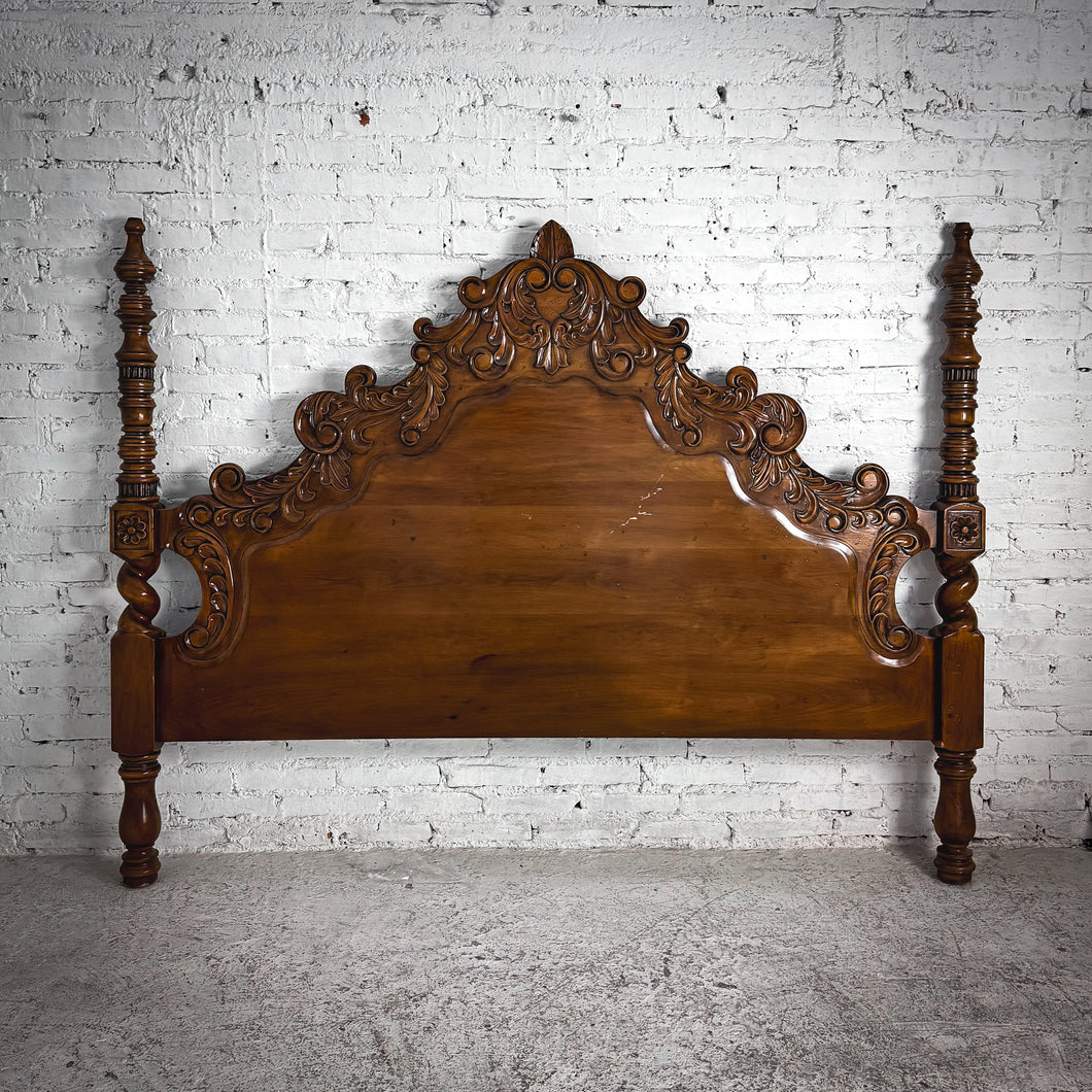 Evos Spanish Colonial King Mahogany Headboard