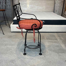 Load image into Gallery viewer, Set of 4 Spanish Colonial Swivel Iron Counter Stools
