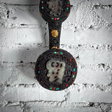 Load image into Gallery viewer, Chinese Inlay Bronze Ruyi Scepter Artifact
