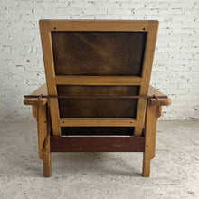 Load image into Gallery viewer, Studio Craft Oak Lounge Chair &amp; Ottoman
