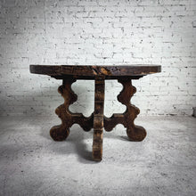 Load image into Gallery viewer, Antique Colonial Waxed Hardwood Cocktail Table
