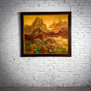 1980 Jaime Villa Post-Impressionism Oil Canvas Painting